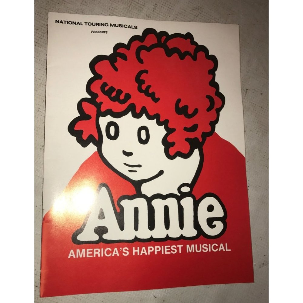 Vintage Program- National Touring Musicals Presents Annie
